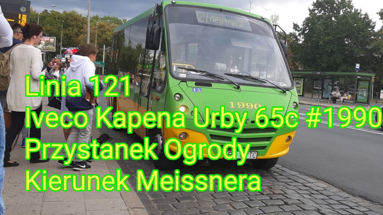 MPK Poznań - Linia 121 - Iveco Kapena Urby 65c #1990