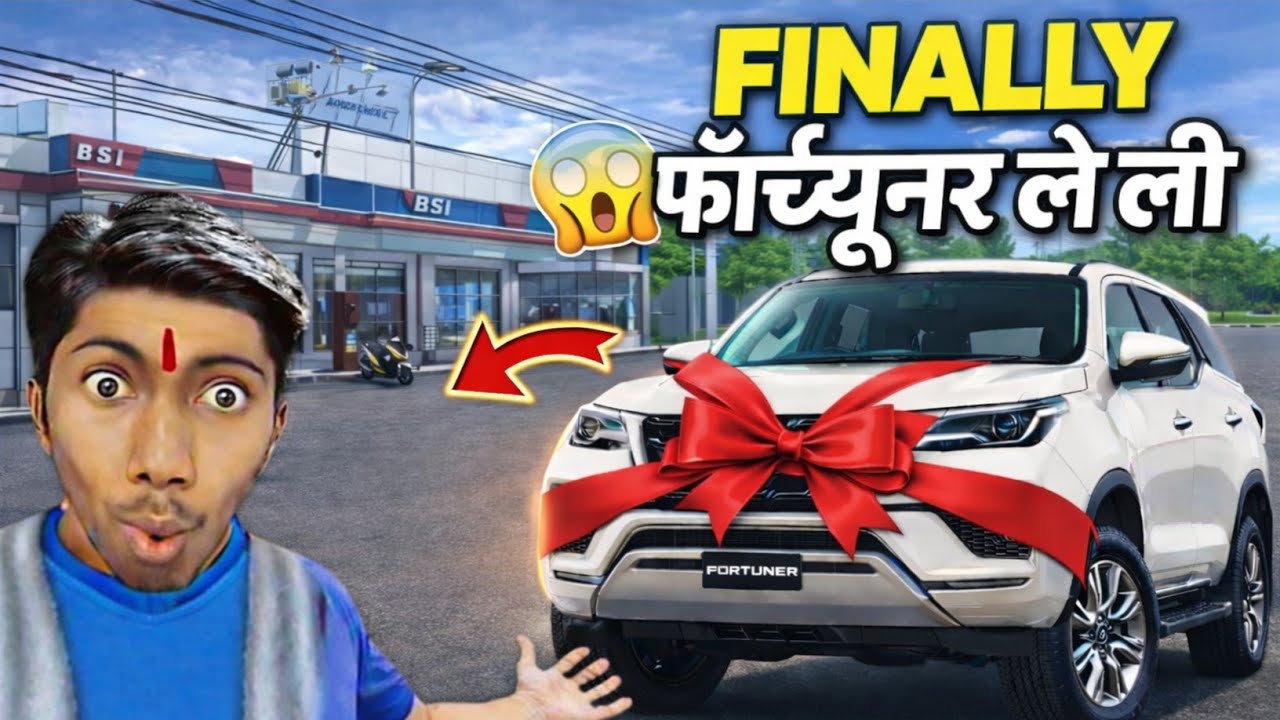 BUS SIMULATOR INDONESIA 😲🏔️ Finally Fortuner Le Li #gta #gaming 