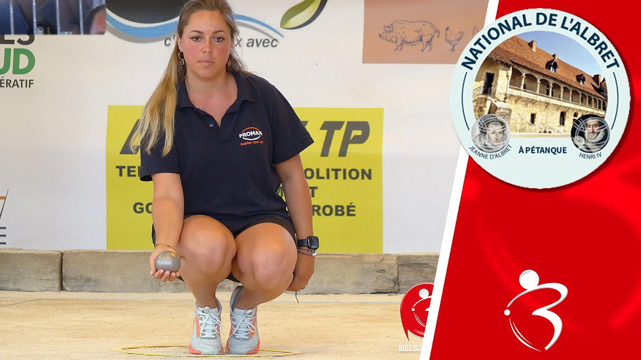 Quart LAILLE vs SOUGNOUX : National triplette mixte de l'Albret à Nérac - Pétanque 2025