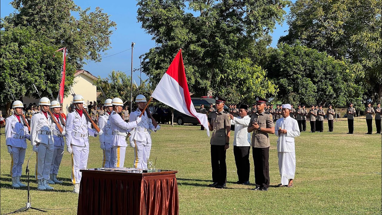 Pelantikan Bintara Polri Ak-49 SPN Polda Bali
