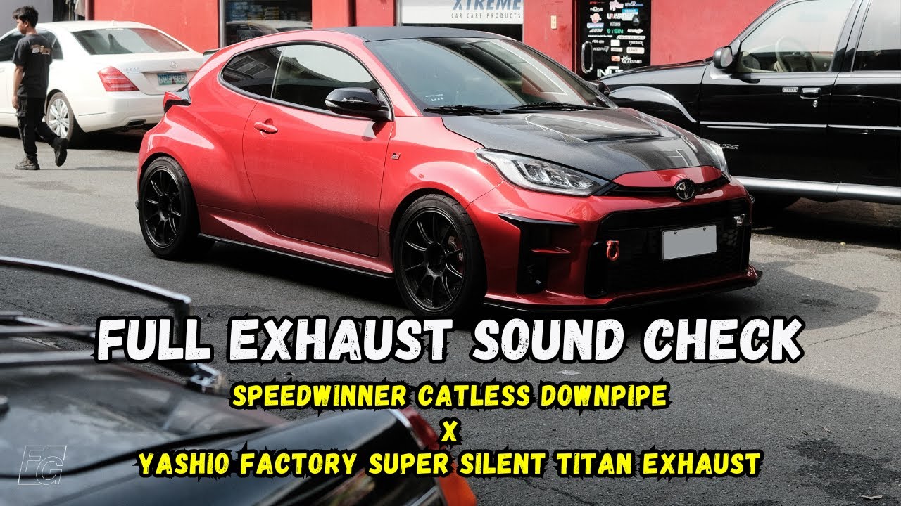 I FINALLY GOT A CATLESS DOWNPIPE ON MY GR YARIS AND IT SOUNDS AMAZING