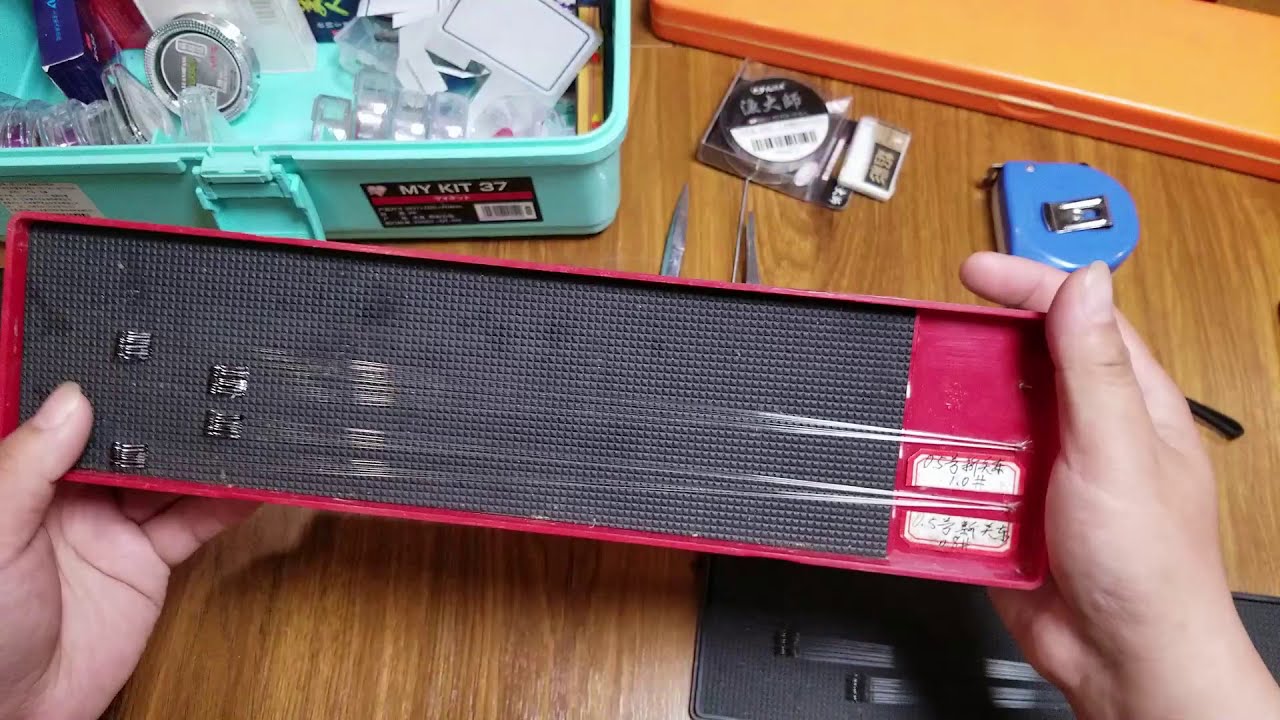 Tips Sharing：the way how do I make the neat Herabuna double hooks strands