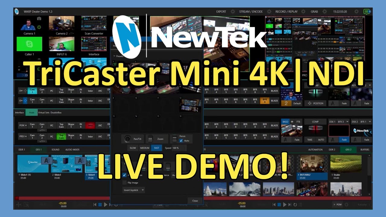 NewTek TriCaster Mini 4K | NDI Demo