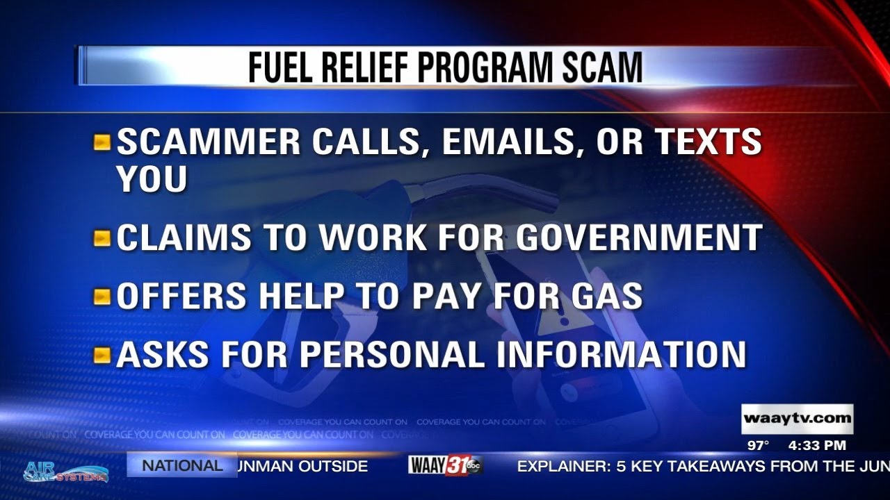 Fuel Relief Program is a scam