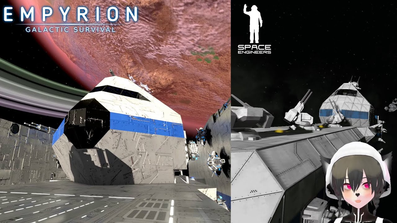 My Space Engineers VS my Empyrion Ship, How The Games Affected The Design, Similar But Different