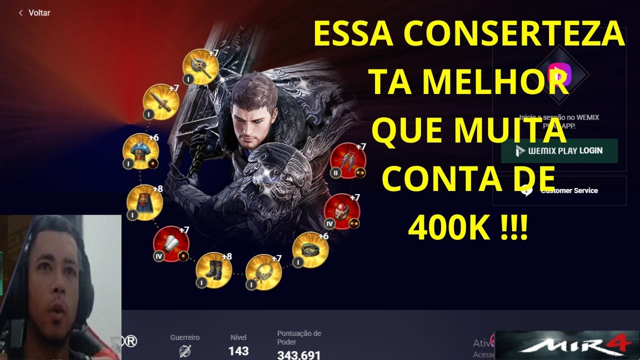 MIR4 - PROJETO 400K PLANO C ANALISANDO CONTAS ATEH 350K