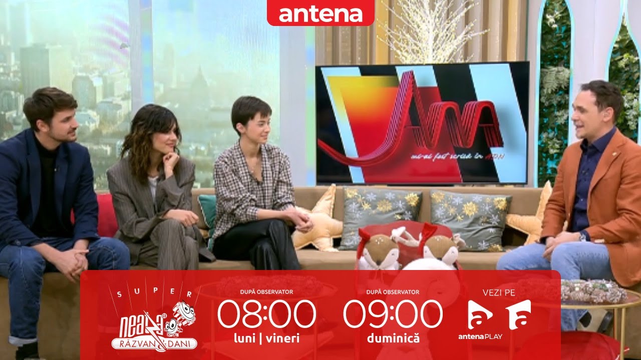 Rebecca Nicolescu, actrița din Ana, mi-ai fost scrisă în ADN, în platoul de la Neatza
