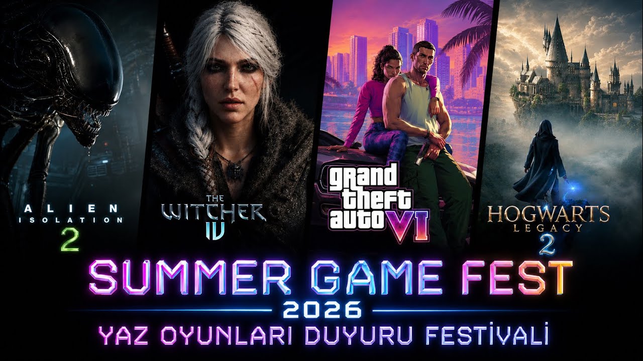 B&Uuml;Y&Uuml;K OYUN DUYURU ETKİNLİĞİ - SUMMER GAME FEST 2026