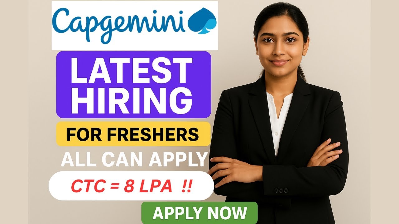 Capgemini 🥳🔥 Latest Hiring For Freshers 😱 #hiring #offcampusdrive #capgemini