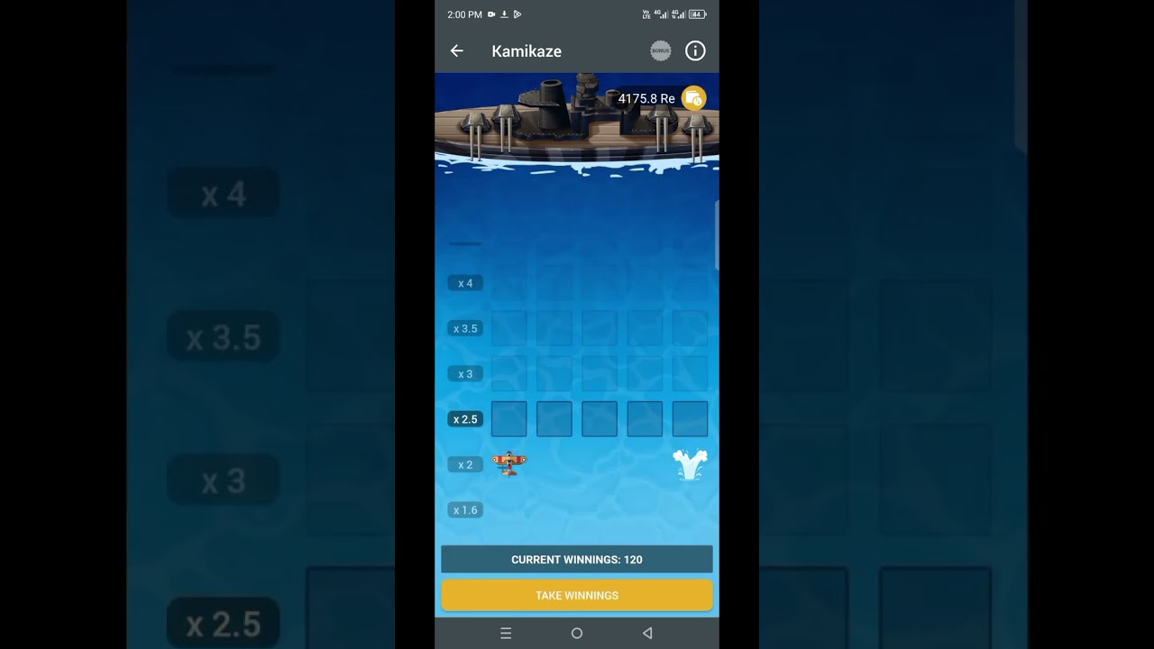 how to won kamikaze game on 1xbet 2024
