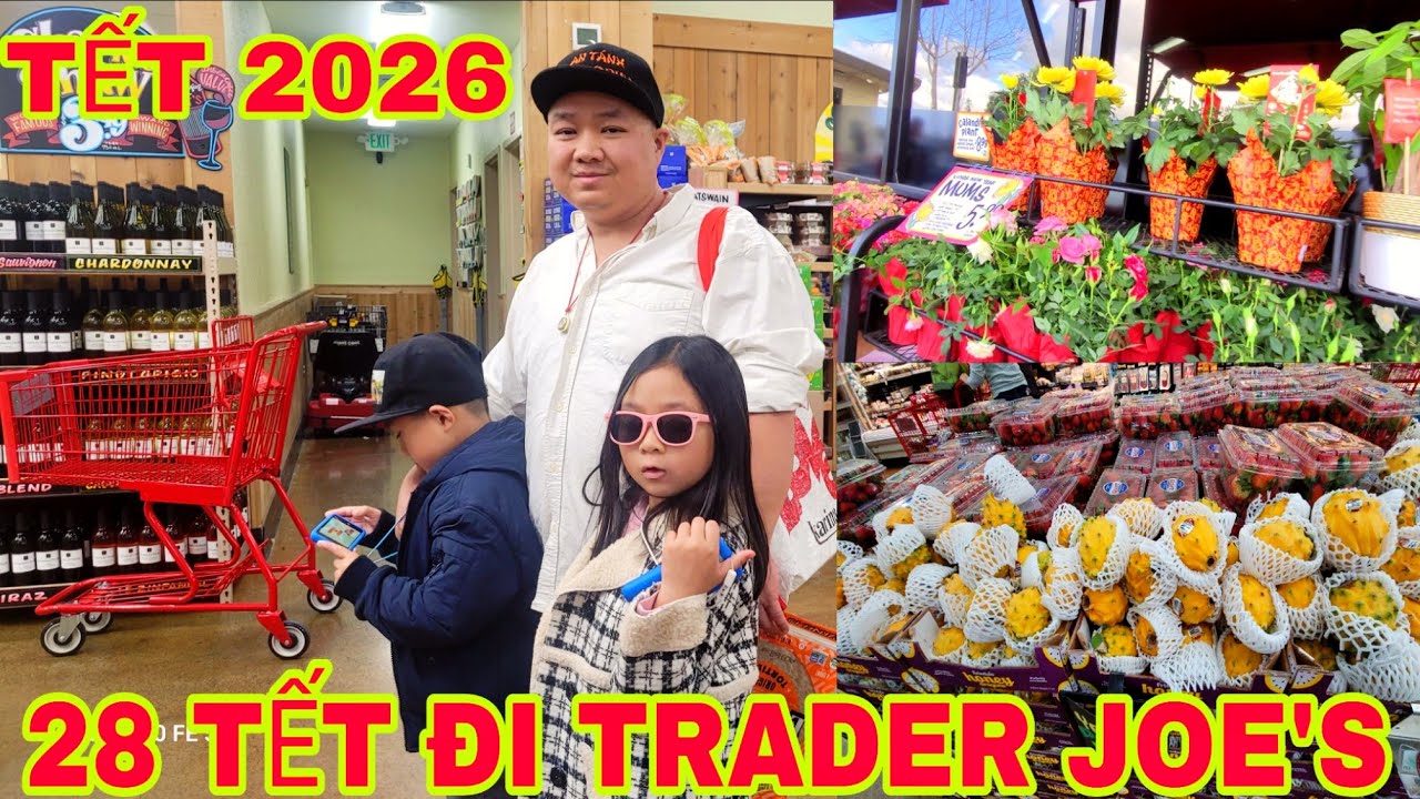 Lunar New Year 2026 | Shopping at Trader Joe's Castro Valley: Fresh Flowers & Amazing Organic Food!