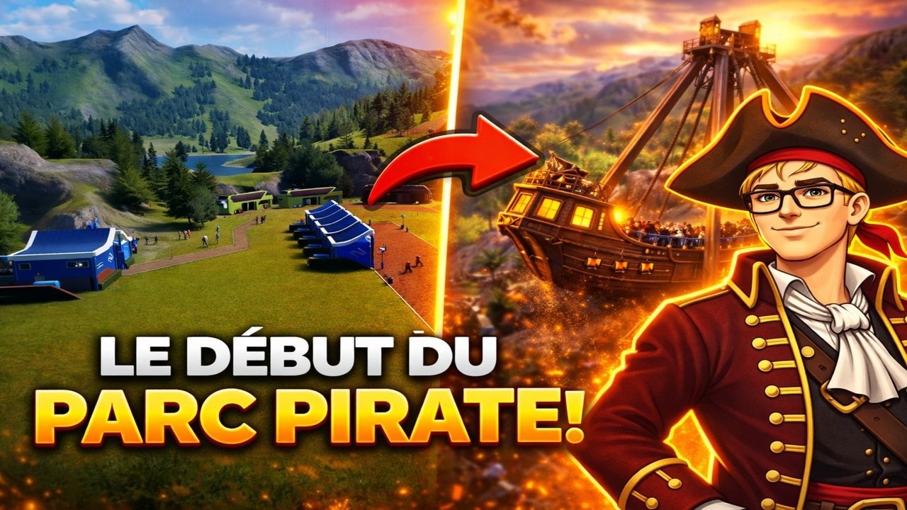 🏴‍☠️ On construit le parc pirate le plus fou sur planet coaster 2 (et le plus dangereux)
