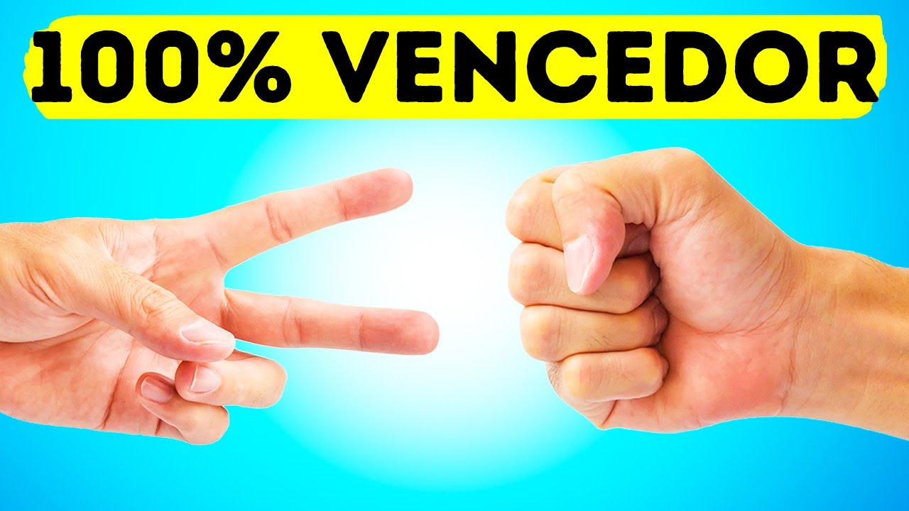 A Única Estratégia 100% Vencedora Para o Jogo Pedra, Papel, Tesoura