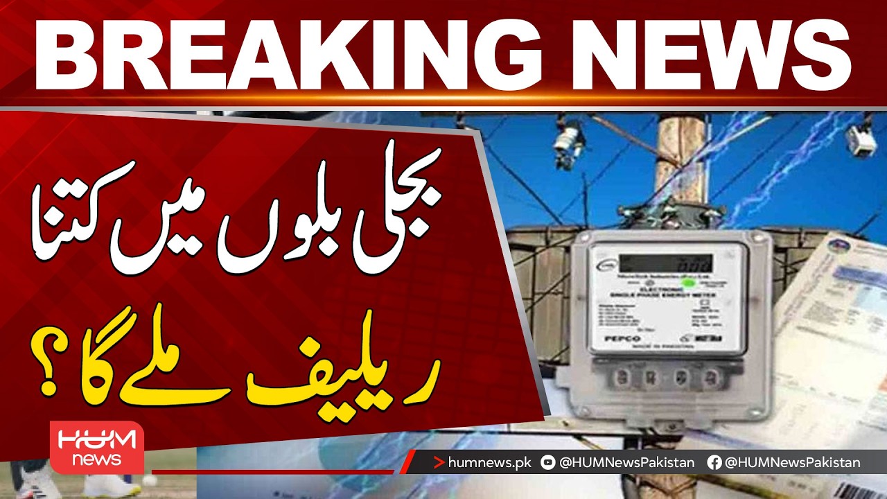 How Much Relief in Electricity Bills? | Breaking News | Hum News | Pakistan
