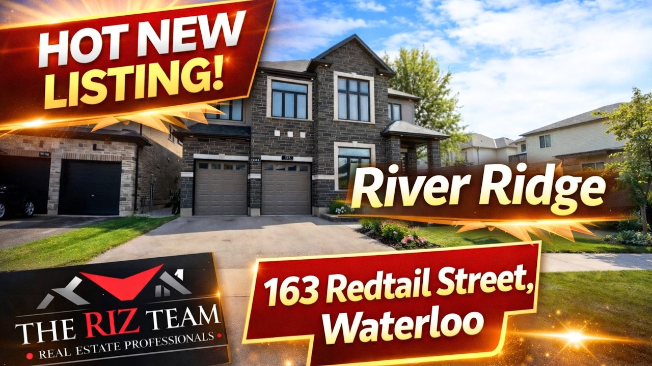 Welcome to 163 Redtail Street, River Ridge Waterloo by The Riz Team