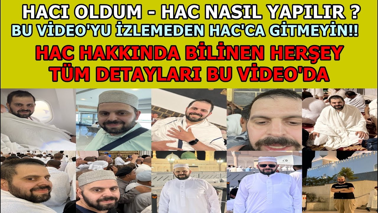 Hacı Oldum- Hac Nasıl Yapılır - Detaylı Video 4K #hajj  #umre  #hajj2024