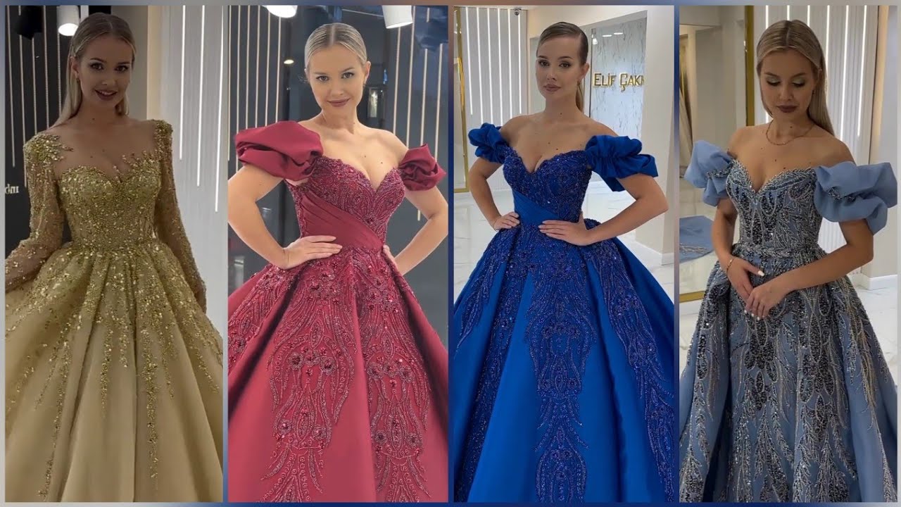 فساتين خطوبة تصاميم كلوش فخمة 2025 فساتين زفاف Amazing Engagement wedding Dresses