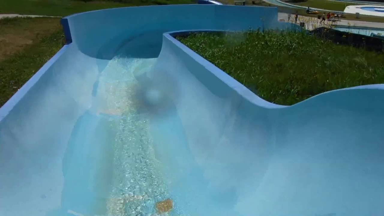 Kenosee Superslides Extreme Tube Slide POV (Right), Kenosee Lake, SK