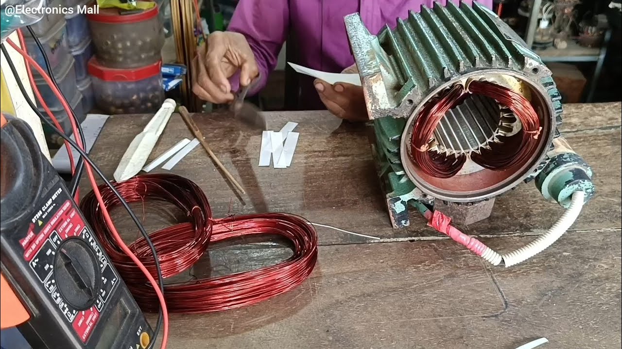 (Part 2) ✌️📸 1.0HP Water pump easy copper coil Bending and Connection 