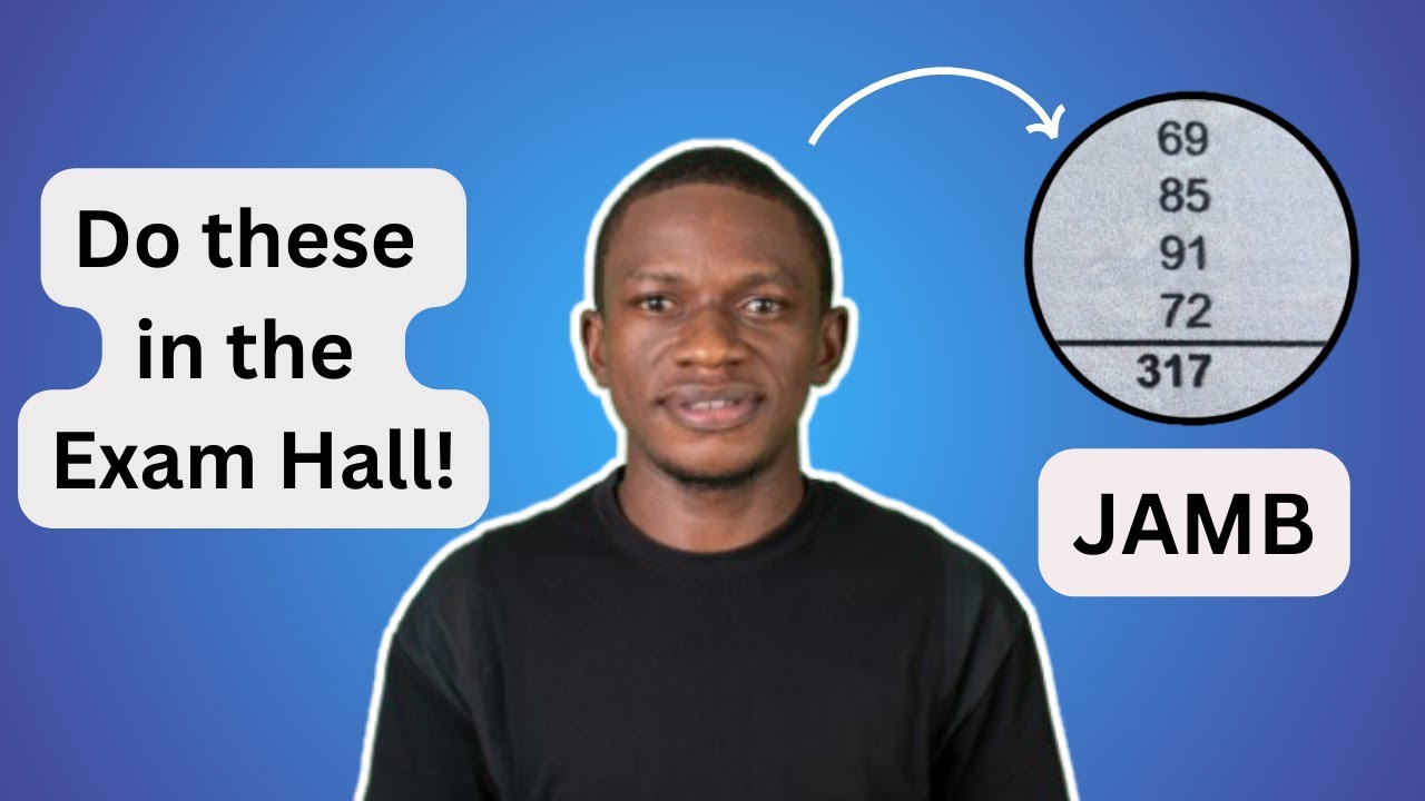 Untold JAMB Tips: What to do in the Exam Hall || My Advice