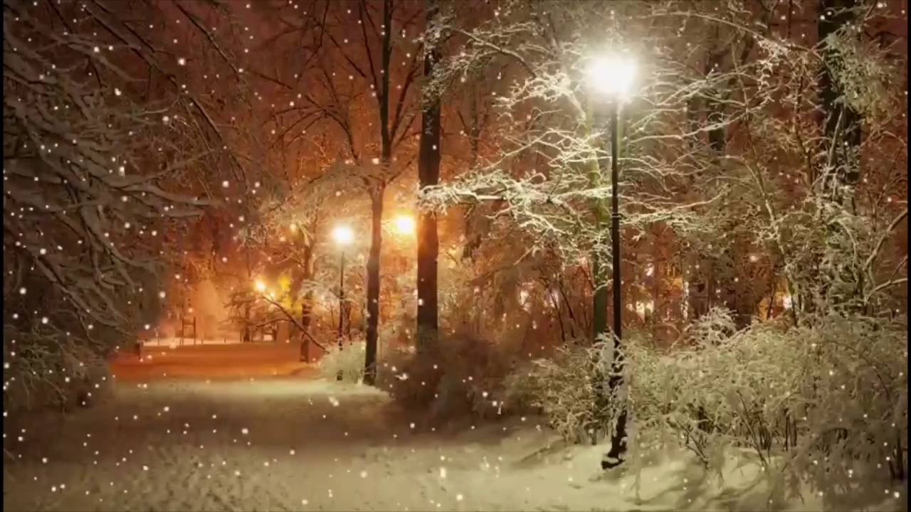 Снег футаж