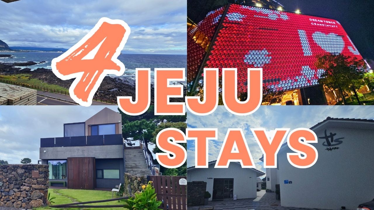 4 Unique Stays in Jeju 🇰🇷 | From Cozy Airbnb to Luxury Hotel ✨