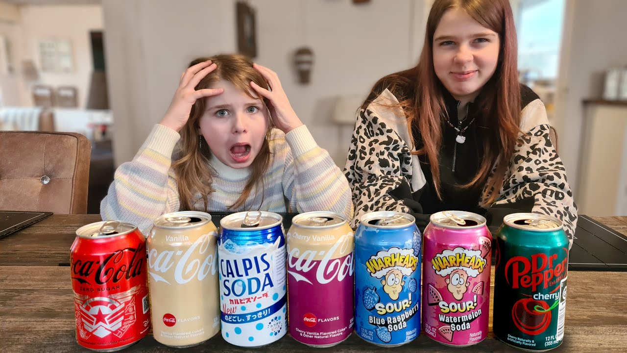 VI TASTE TESTER EKSOTISKE SODAVAND 🤩