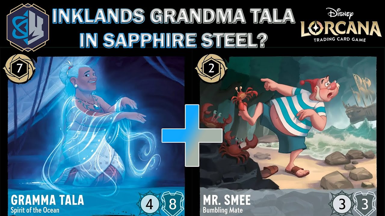 🔵🔘 GRANDMA TALA SPIRIT OF THE OCEAN IN SAPPHIRE STEEL - Can It Work? Disney Lorcana Gameplay