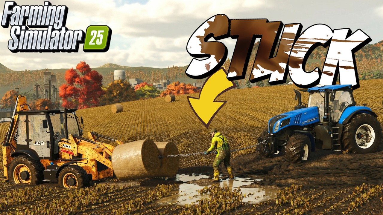 I Destroyed my Field in a UNEXPECTED Downpour | Farming Simulator 25