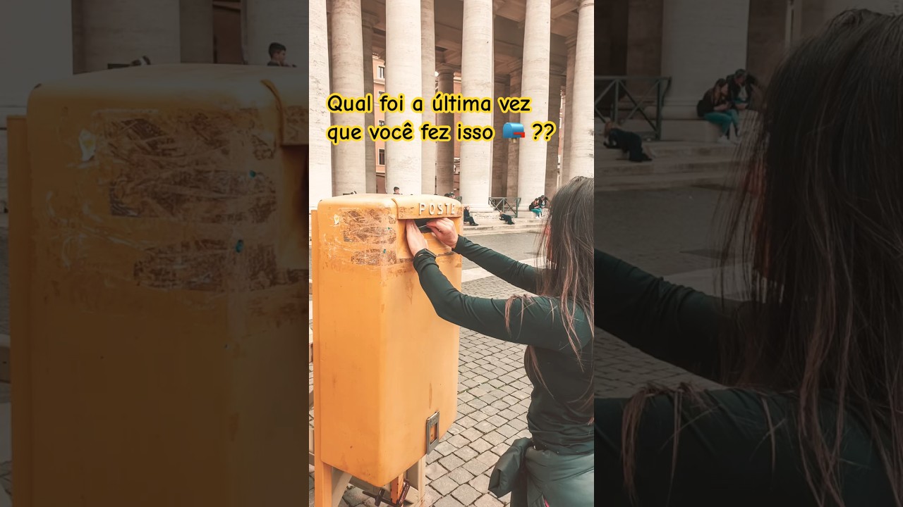 📮 Enviamos um CARTÃO POSTAL do VATICANO para o Brasil 🇧🇷 #shorts #shortstravel #italia #vaticano