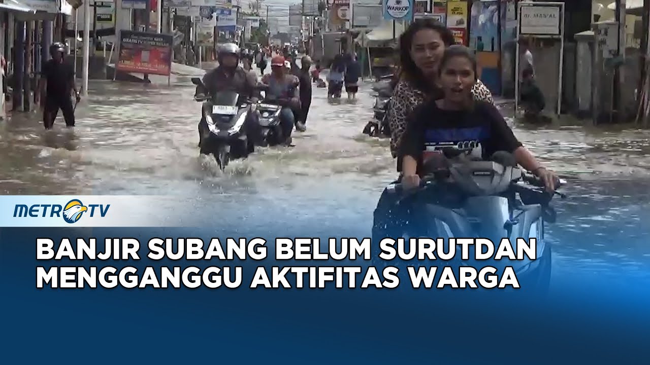 Banjir Pantura Subang Belum Surut Akses Jalan Pamanukan Terganggu