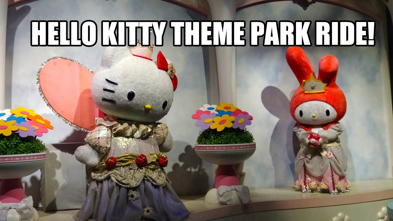 Hello Kitty Theme Park Ride POV Sanrio Characters Boat Ride Harmonyland Japan