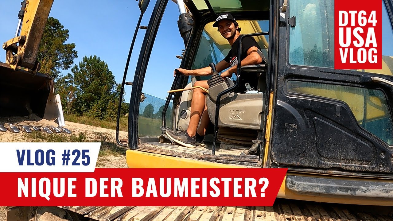 Nique Thury USA Vlog #25 - Schulter Recovery in vollem Gange und große Baumaschine werden bewegt