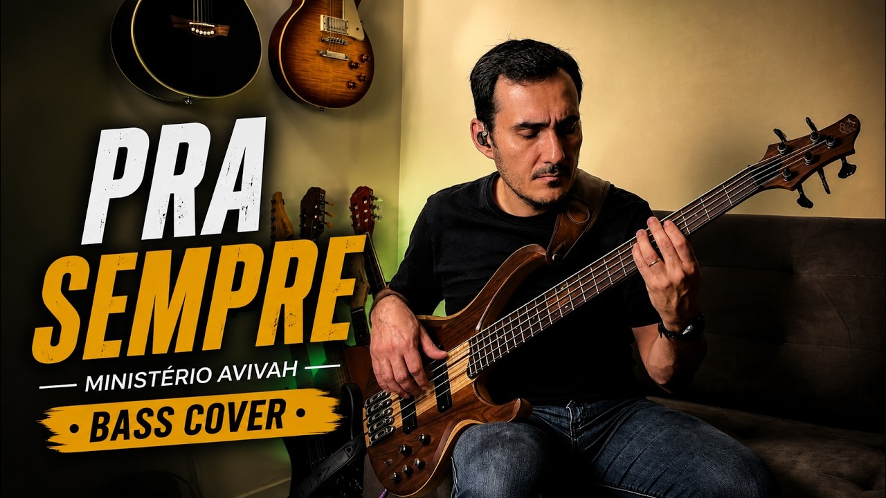 Pra Sempre - Minist&eacute;rio Avivah | BASS COVER | Cleber Miranda