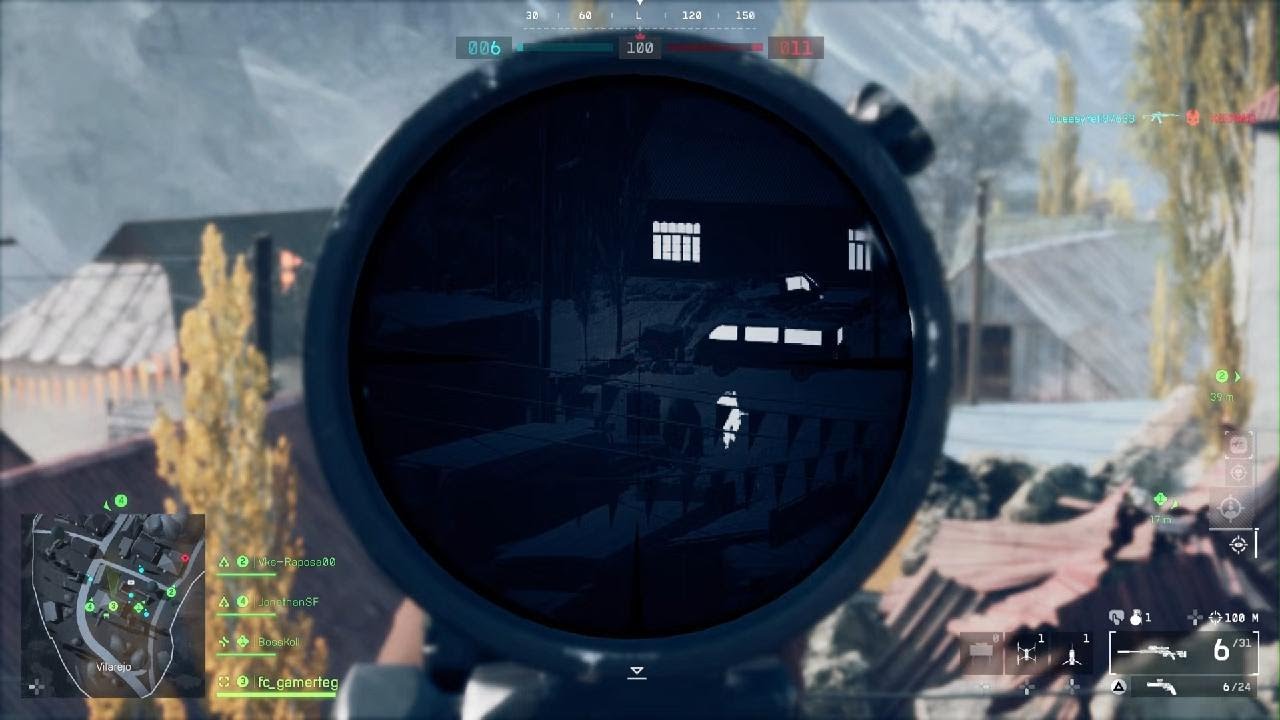 Battlefield 6 mira térmica 6x deu 19/3