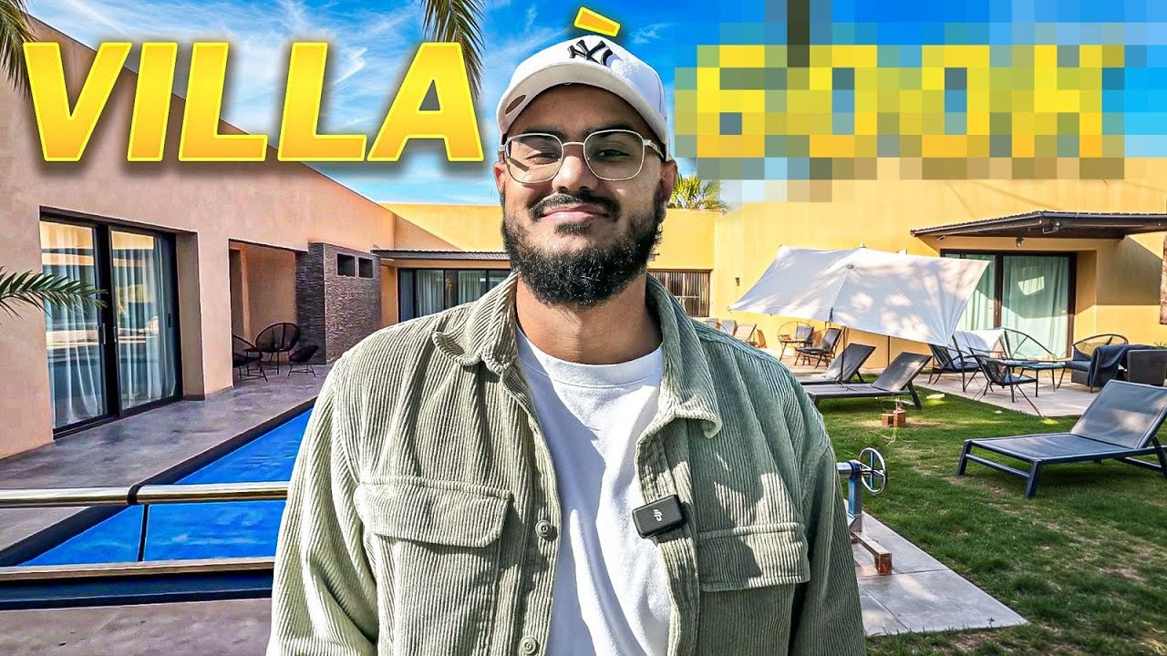 Visite d’une Villa à 600 000€ à Marrakech (HOME TOUR)