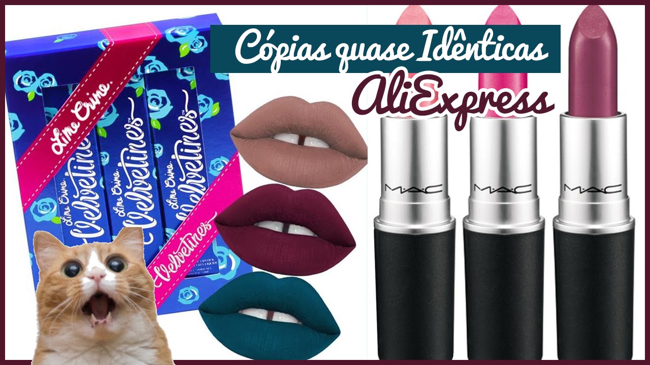 Cópias QUASE idênticas aos Originais [Lime Crime VELVETINES E MAC]