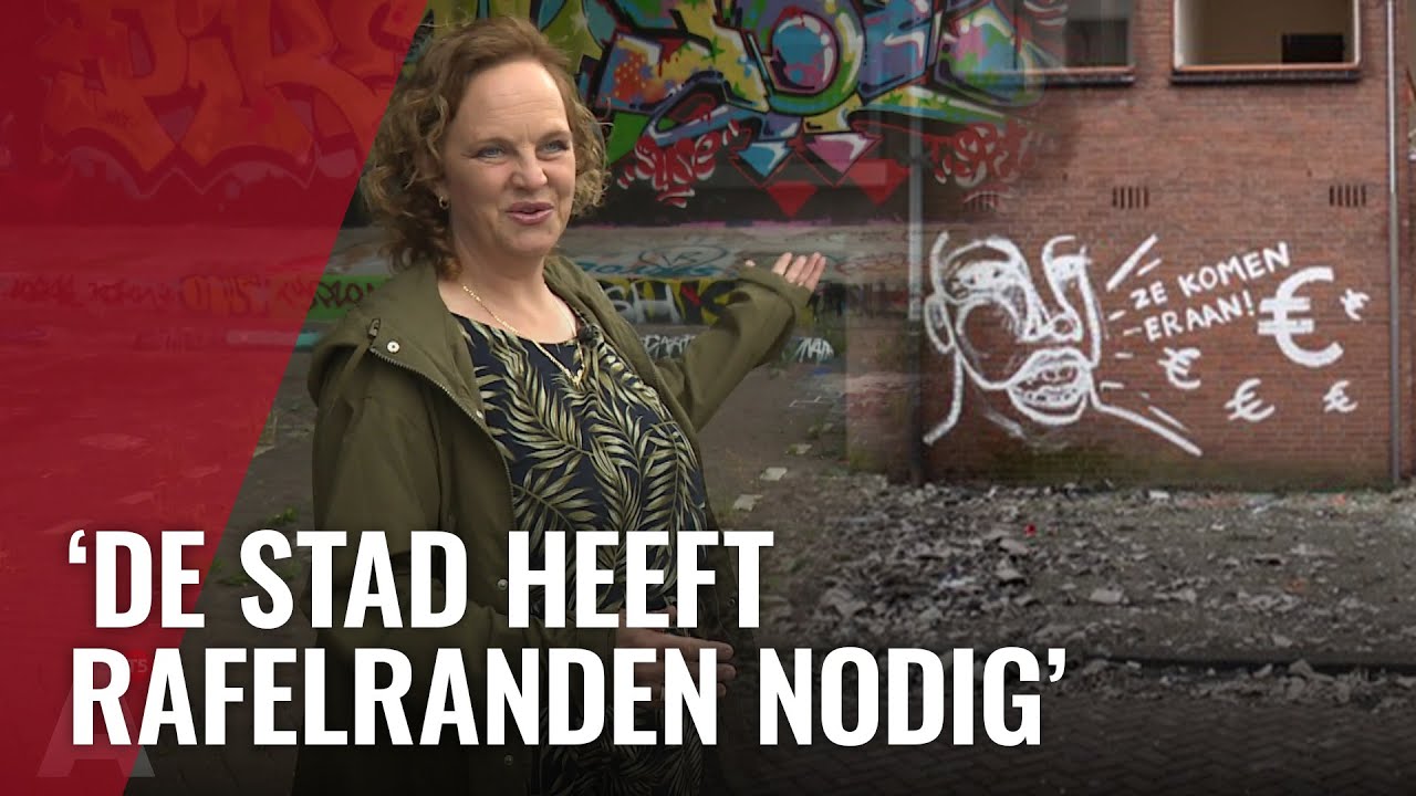 Met Stadscuratorium-lid Aileen Middel langs street art
