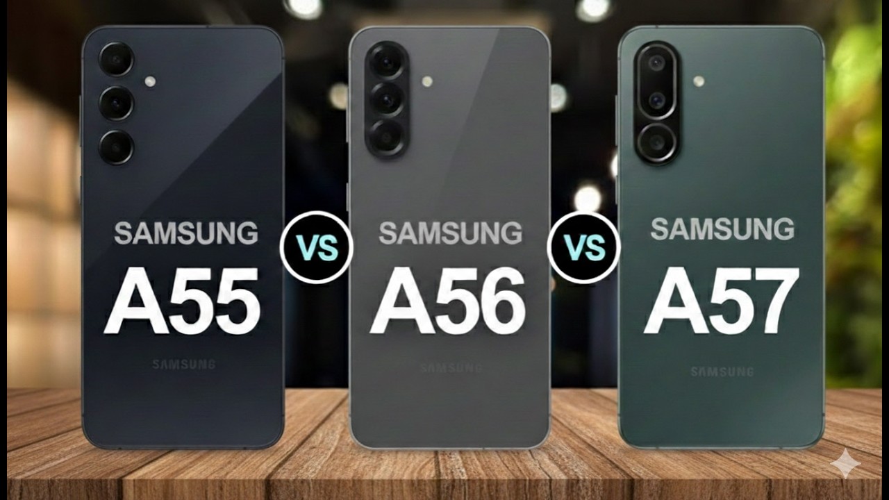 Samsung Galaxy A55 vs A56 vs A57 – Full Comparison 2026!
