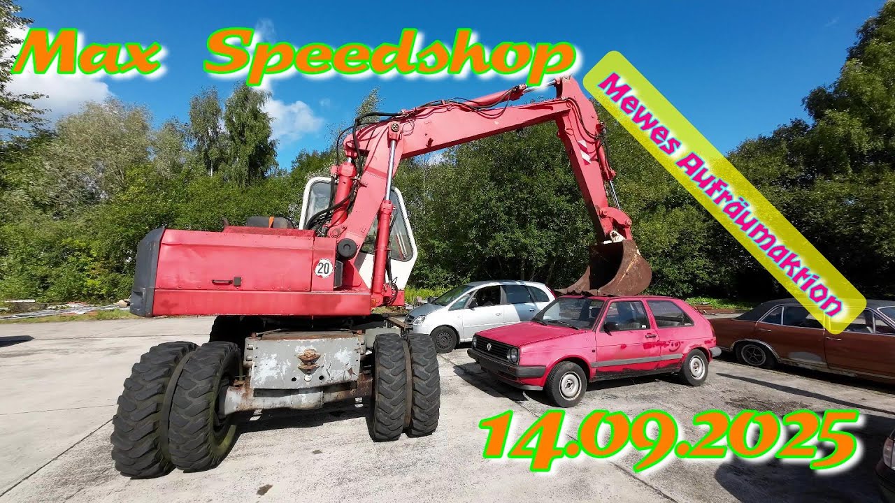 Was war los am 14.9.25 bei @Max Speedshop ? Die Mewes - Aufräumaktion