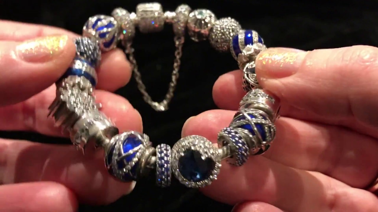 My Pandora Bracelet: Sparkly Blue