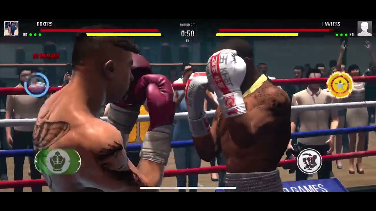 Real Boxing 2 Online Fights (PVP)- Beating Stronger Opponents: LAWLESS