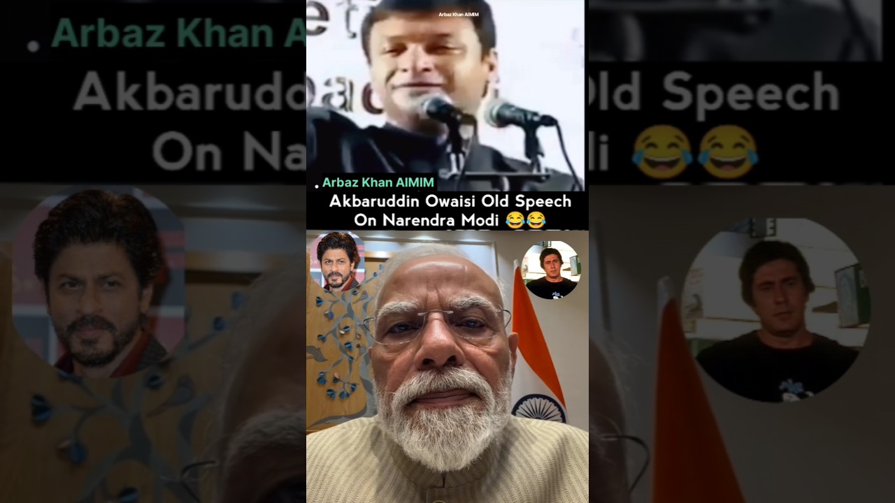 Akbaruddin Owaisi On Narendra Modi Actor 😂😂 #aimim #narendramodi #shorts