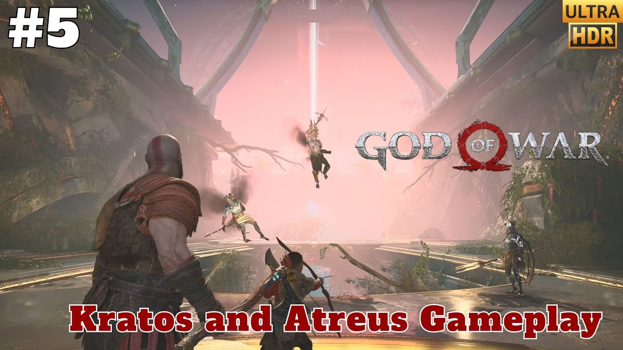 GOD OF WAR - Part 5 LAKE OF LIGHT: The Light of Alfheim Gameplay Walkthrough ULTRA HDR