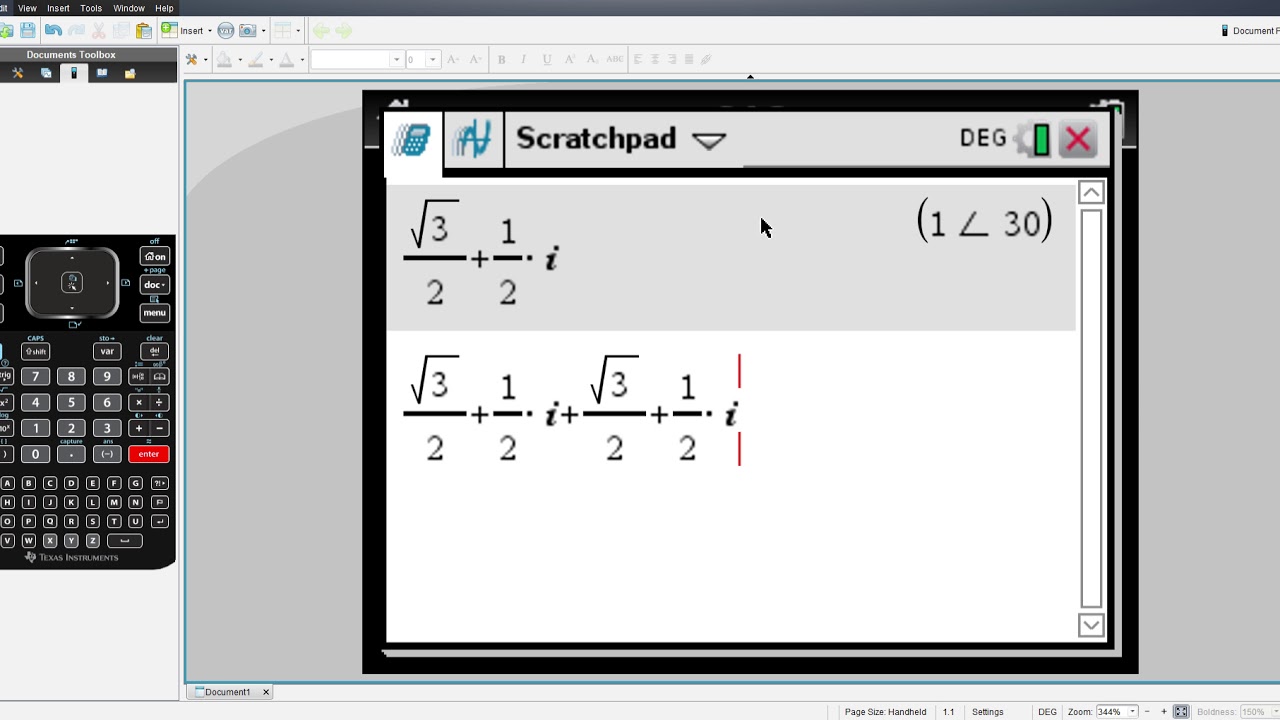 How to use Rectangular and Polar Coordinates with your TI-Nspire.