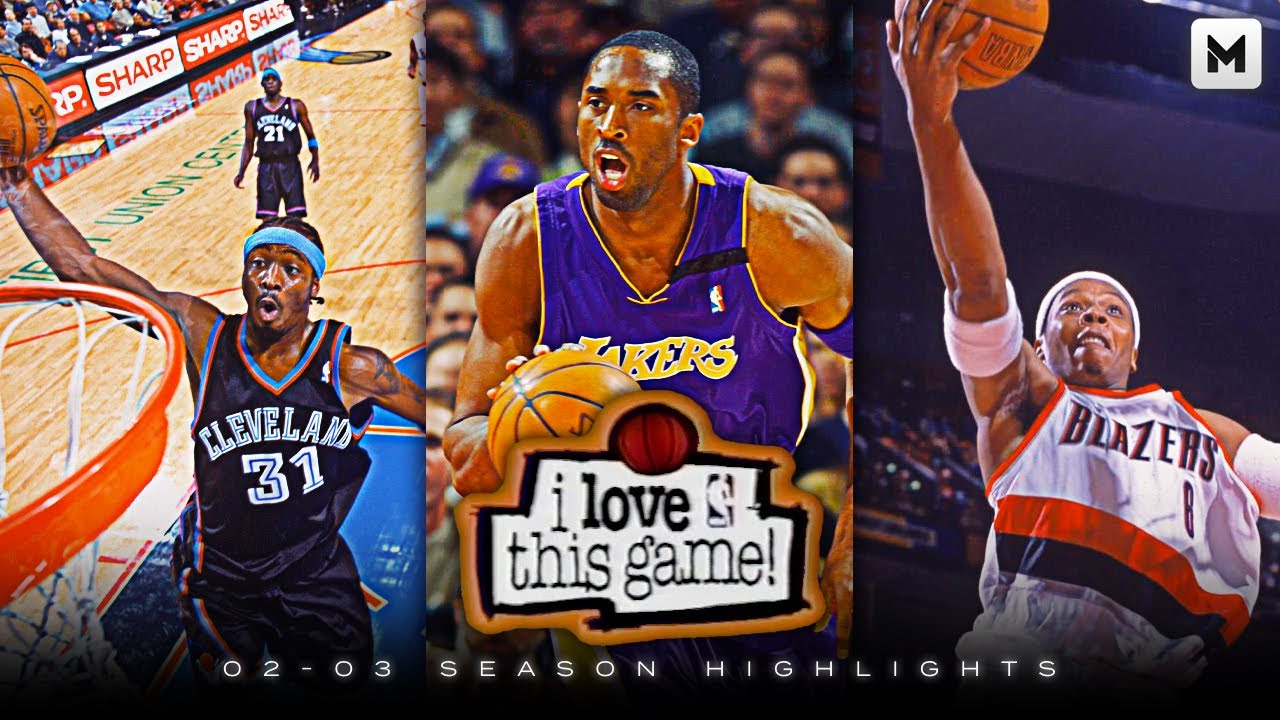 NBA 02-03 Highlights ft. Kobe, Bonzi, & Ricky Davis 🏀 I LOVE THIS GAME!