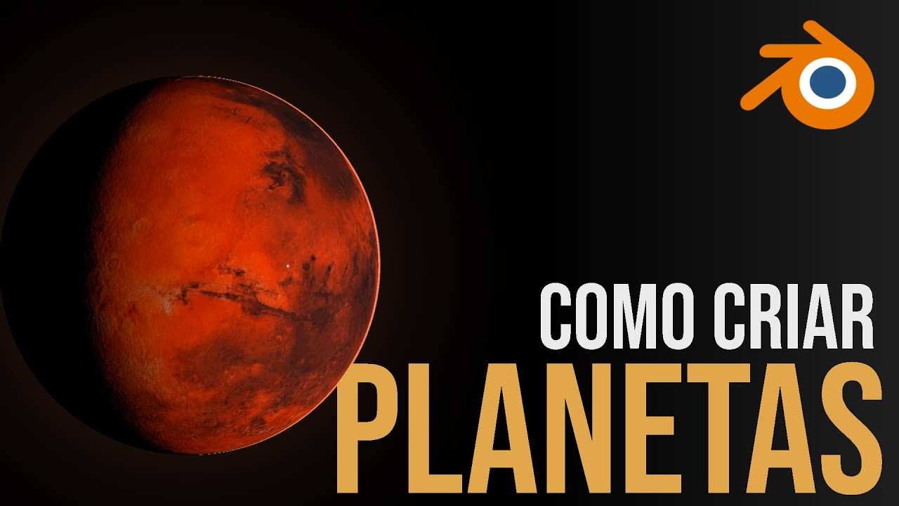 COMO Criar PLANETAS REALISTAS no Blender - |Planet Texture| - Blender Tutorial
