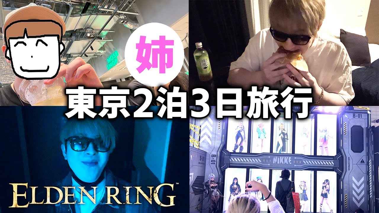 【実写】ホワイト＆姉の東京2泊3日の旅動画