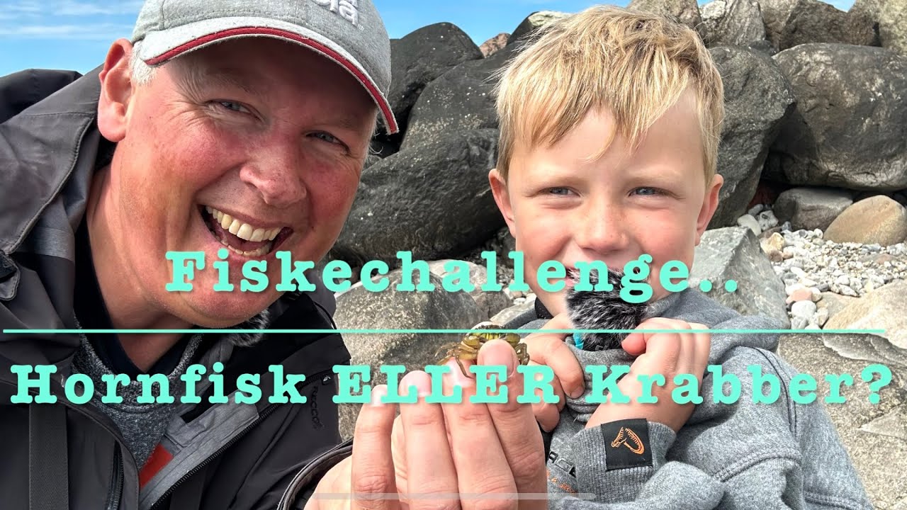 Fiskechallenge! Hornfisk ELLER Krabber!