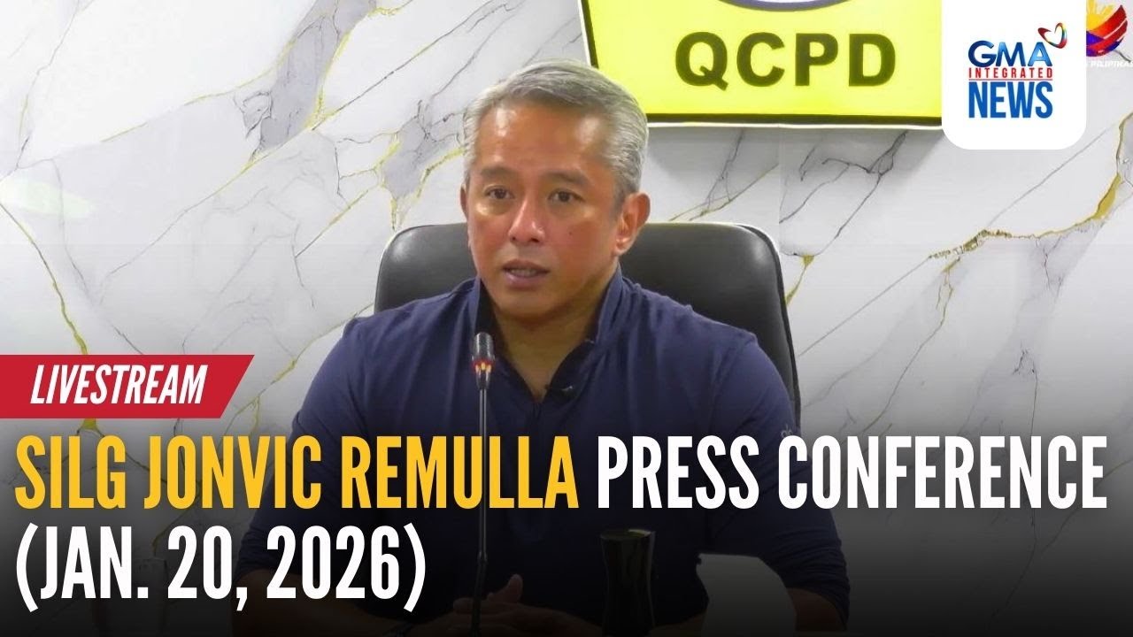LIVE - DILG Sec. Jonvic Remulla press conference (Jan. 20, 2026) - Replay | GMA Integrated News